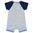 thumbnail image 6 of Cudlie 2-Pack Baby Boy Rompers – Soft Cotton, Everyday Comfort, 6 of 8