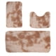 thumbnail image 2 of Mixed Color Bath Mats 3 Set Winter Bathroom Rugs For 3 Pcs Toilet Mats Soft Water Absorption Non Slip Thick Washable Easy To Dry Dark, 2 of 7