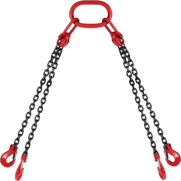 Eslinga de cadena VEVOR, 5/16 pulgadas x 5 pies, acero aleado G80, 3 toneladas