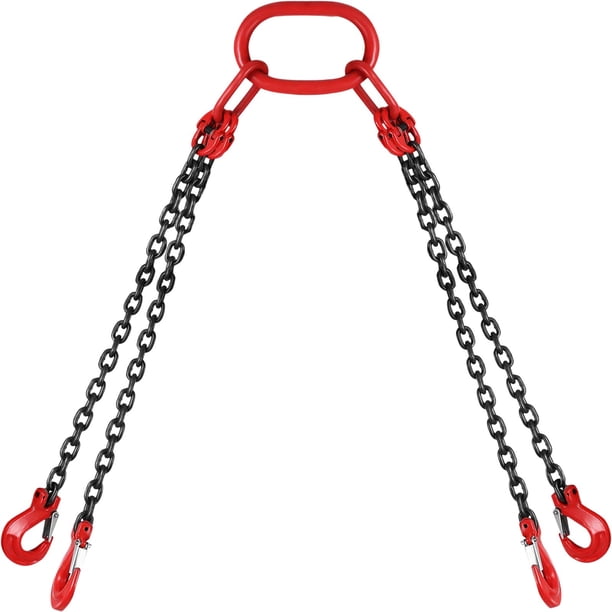 Eslinga de cadena VEVOR, 5/16 pulgadas x 5 pies, acero aleado G80, 3 toneladas