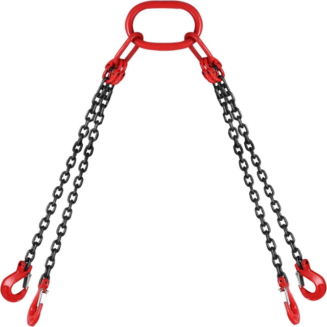Eslinga de cadena VEVOR, 5/16 pulgadas x 5 pies, acero aleado G80, 3 toneladas