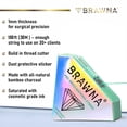 thumbnail image 3 of BRAWNA [ 30 M ] Mapping String for Eyebrow and Lip Measuring - PMU Supplies - Pre inked Mapping Thread - Microblading Kit - Turquoise, 3 of 3