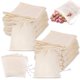 thumbnail image 1 of KONUNUS 100 bolsas de muselina de algod&oacute;n, 4 x 3 pulgadas, bolsas de algod&oacute;n con cord&oacute;n para bolsitas reutilizables, t&eacute;s, manualidades, especias KONUNUS NA, 1 of 7