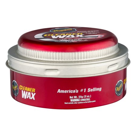 Shoe Paste Wax - Meguiar’s Cleaner Wax – Paste Wax Cleans, Shines and Protects in One Easy Step – A1214, 11 oz