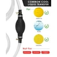 thumbnail image 4 of Siphon Hose Gasoline Siphon Pump Portable Widely Use Hand Fuel Pump Water Transfer Pump with PVC Hose, 4 of 7