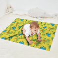 thumbnail image 2 of Yellow Dinosaurs Plants Pattern Blanket,Comfortable Soft Flannel Throw Blanket,All Season,Warm Lightweight Blankets for Sofa Bed Couch Living Room Chair,30"x40", 2 of 4