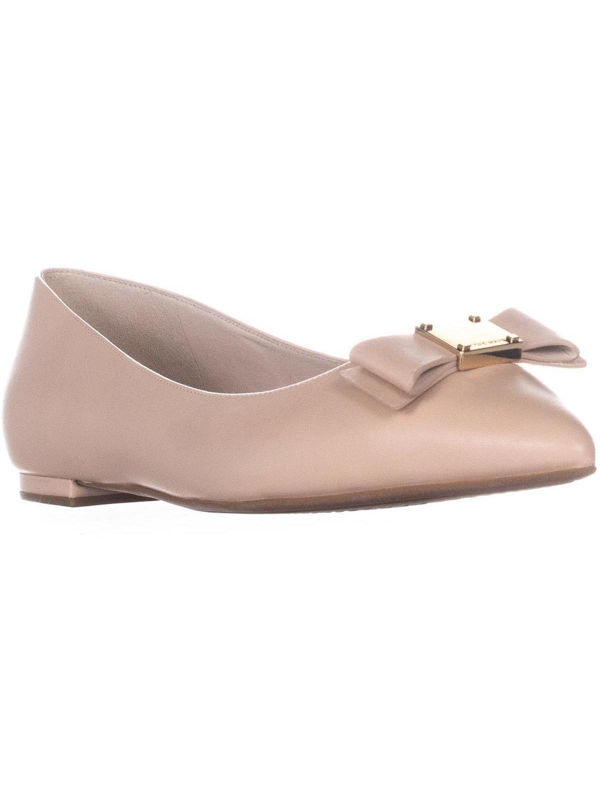 nude prada flats
