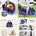 thumbnail image 4 of Jeiento Galaxy Wolves 17 Inch Backpack and Lunch Box Set for Kids Boys Girls 4 Piece Set Backpack Set with Pencil Case & Bookmarks, Large Capacity Bookbag for Elementary School, 4 of 7