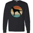 thumbnail image 3 of Inktastic Vizsla Dog Retro Sunset Long Sleeve T-Shirt, 3 of 5