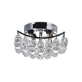 thumbnail image 3 of CWI Lighting 4 Light Flush Mount with Chrome finish, 3 of 6