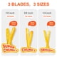 thumbnail image 3 of Cortador de patatas fritas Befano de acero inoxidable con 3 cuchillas, 3 of 6