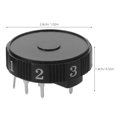 thumbnail image 2 of IDEANATEGRATE 6Ud Controlador De Velocidad Con Dial Rotativo Negro Para Proyectos DIY Y Reemplazo En Mezcladoras, 2 of 6