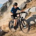 thumbnail image 3 of ZNH Class 2 Electric Bicycle for Adults, 1000W Peak Electric Mountain Bike, 26" Off-Road E-Bike, 52V 13Ah Removable Battery,Max Speed 20MPH， Shimano 21-Speed, UL 2849 Certified,Black, 3 of 10