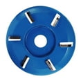 thumbnail image 1 of Graflsoa High-Performance Wood Carving Disc for Angle Grinders - 6-Tooth Blue Tungsten Steel Blade, 16mm Inner Diameter, 90mm Outer Diameter, Durable & Easy to Install, 1 of 7