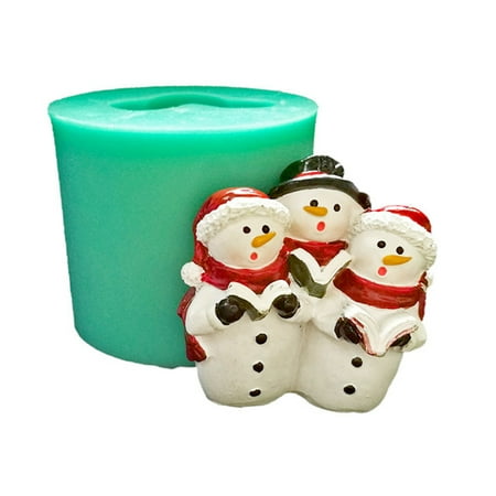 

IMSHIE Christmas Snowman Silicone Mold DIY 3D Baking Mold