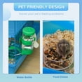 thumbnail image 5 of PawHut 5 Tiers Hamster Cage Small Animal Habitat with Exercise Wheels, Tube, Water Bottles, and Ladder, for Dwarf Hamster, Gerbil, Blue, 5 of 11