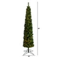 thumbnail image 5 of 8ft. Green Pencil Artificial Christmas Tree with 200 Clear (Multifunction) LED Lights and 402 Bendable Branches, 5 of 5