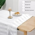 thumbnail image 3 of Clear PVC Tablecloth ;x; Oil-Proof Transparent Vinyl Table Cloth Rectangle Table Wipe Clean for Easy Maintenance Table Cover for Dining Picnic Camping Outdoor, 3 of 7