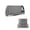 gray, variant on Ergonomic Non-Slip Grip Cover Case for Anbernic RG DS, Modified Grip Handle Protective Shell Enhance Hand Feel Gamepad Comfortable Holder For RG DS Gaming Console