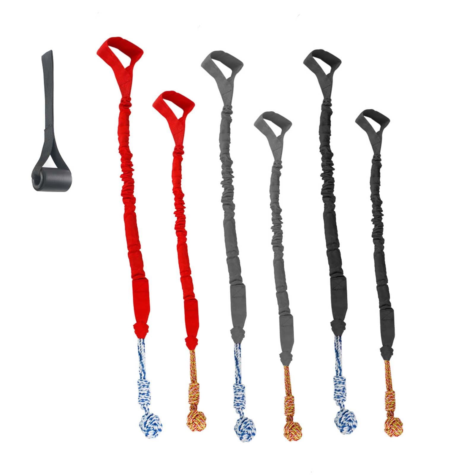 Dog Outdoor Hanging Toy Teething Chew Toy Door Hanging Tug Toy Tug of War Toy for Small Large Dogs Indoor Exercise Black