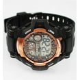 thumbnail image 4 of 53mm Men's Women Sport Alarm Military Army Digital Waterproof Quartz Wrist Watch (Black/Rose Gold), 4 of 4