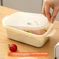 thumbnail image 4 of 3pcs Food Storage Containers Bento Box Recyclable Space Saver Airtight Container for Kitchen Storage Meal Prep Take Out xqmg Black 3pcs 600ml, 4 of 6