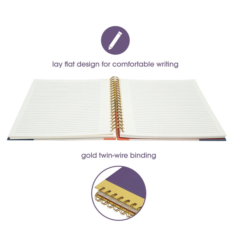 Color Block Hardcover Spiral Notebook photo 3