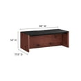 thumbnail image 3 of Modway Kinetic 38" Wall-Mount Office Desk in Black Cherry, 3 of 8