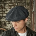 thumbnail image 2 of Beechfield® Melton Wool Baker Boy Cap, 2 of 3