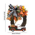 thumbnail image 2 of Guirnalda De Granja De Halloween, Decoraciones Vintage, Calabaza De Acción De Gracias, Camión, Ventana, Puerta, Decoración Colgante De Pared sonducket HA037688-00, 2 of 6