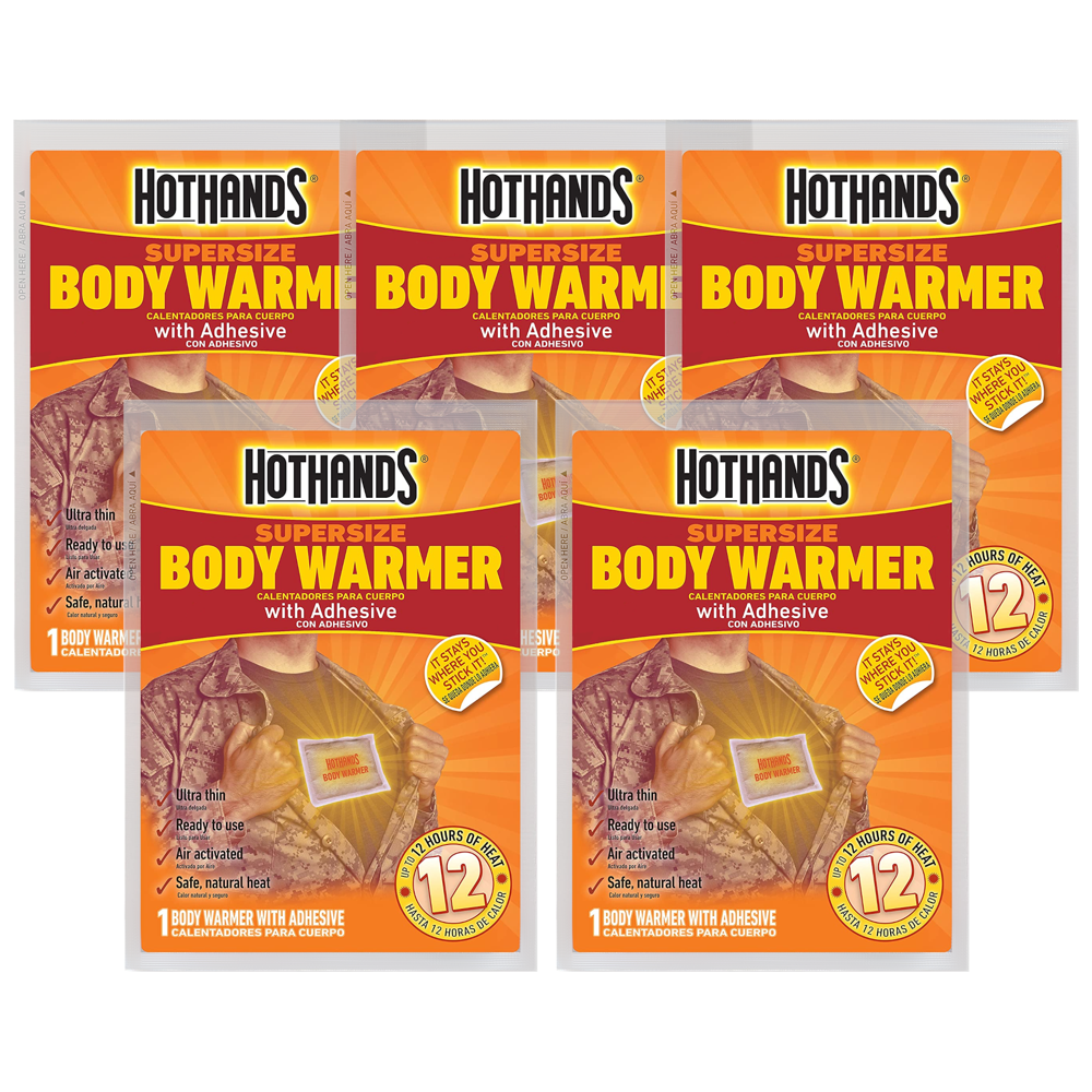 HotHands Supersize Body Warmer with Adhesive Up to 12 Hours of Heat