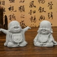thumbnail image 6 of CIYISON Buddhist Monk Modern Desk Ornament Sandstone Crafts Sculpture Party Adornments, 6 of 11
