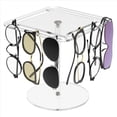 thumbnail image 2 of Soporte de AcríLico para Gafas de Sol, Estante de ExhibicióN Giratorio de 360 Grados, Organizador de Gafas, Capa ÚNica Transparente, 2 of 5