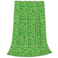 thumbnail image 2 of Fotbe St Patrick's Day Manta de Franela Acolchonada con Estampado, Súper Suave y Esponjosa, Extra Grande para Sofá, Cama, Uso Todo el Año-50"x40", 2 of 7