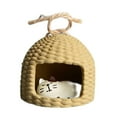 thumbnail image 2 of Estatuilla de gato durmiente de resina en la tienda de la cama Miniaturas Figuras de gatos pequeños Manualidades Gatos Juguetes Micro paisaje Hada, 2 of 3