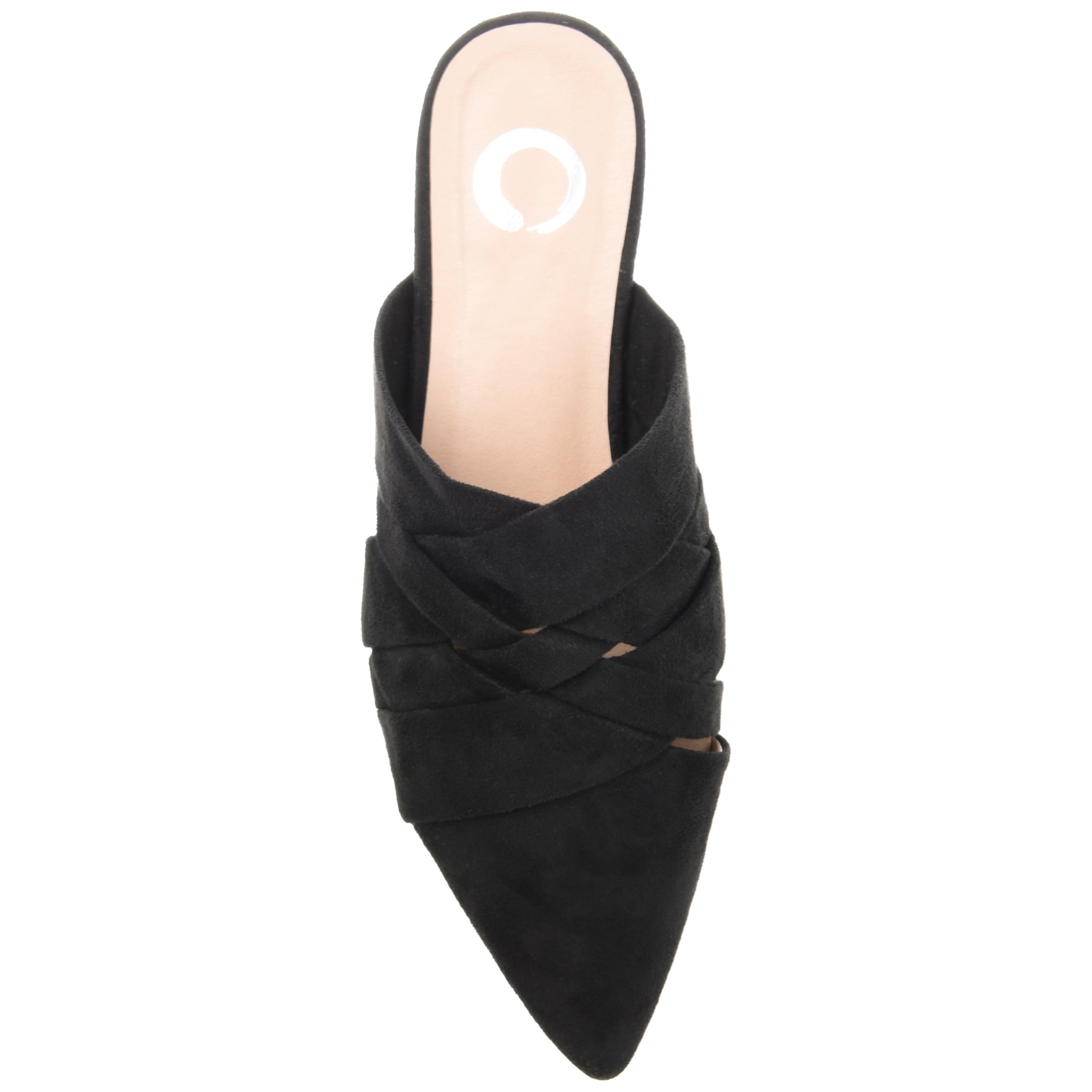 Journee Womens Kalida Slip On Pointed Toe Mules Flats