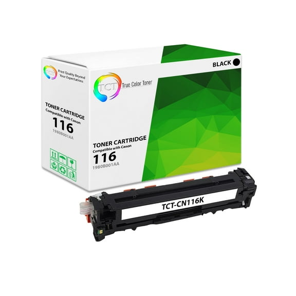 TCT 116 Black Toner Cartridge - Premium Compatible Replacement for Canon 116 1980B001AA Black