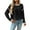 B, variant on Breezora Women's Contrast Color Long Sleeve Sweatshirt Casual Loose Fit Patchwork Knit Pullover Top L Size