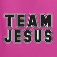 thumbnail image 5 of Wild Bobby Varsity Team Jesus Inspirational/Christian Unisex Graphic Hoodie Sweatshirt, Fuschia, Small, 5 of 5