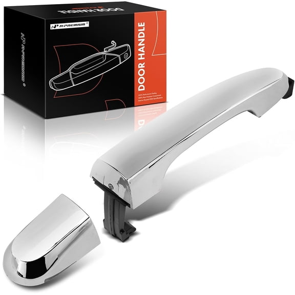 A-Premium Rear Passenger Side Exterior Door Handle Compatible with Kia Sorento 2011 2012 2013 2014 2015, Chrome, Replace# 83662-2P010, 836622P010