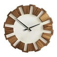 thumbnail image 5 of Wall Decoration Clock Wooden Watch Silent Quartz 30cm Suitable for Bedroom Study Farmhouse, 5 of 7