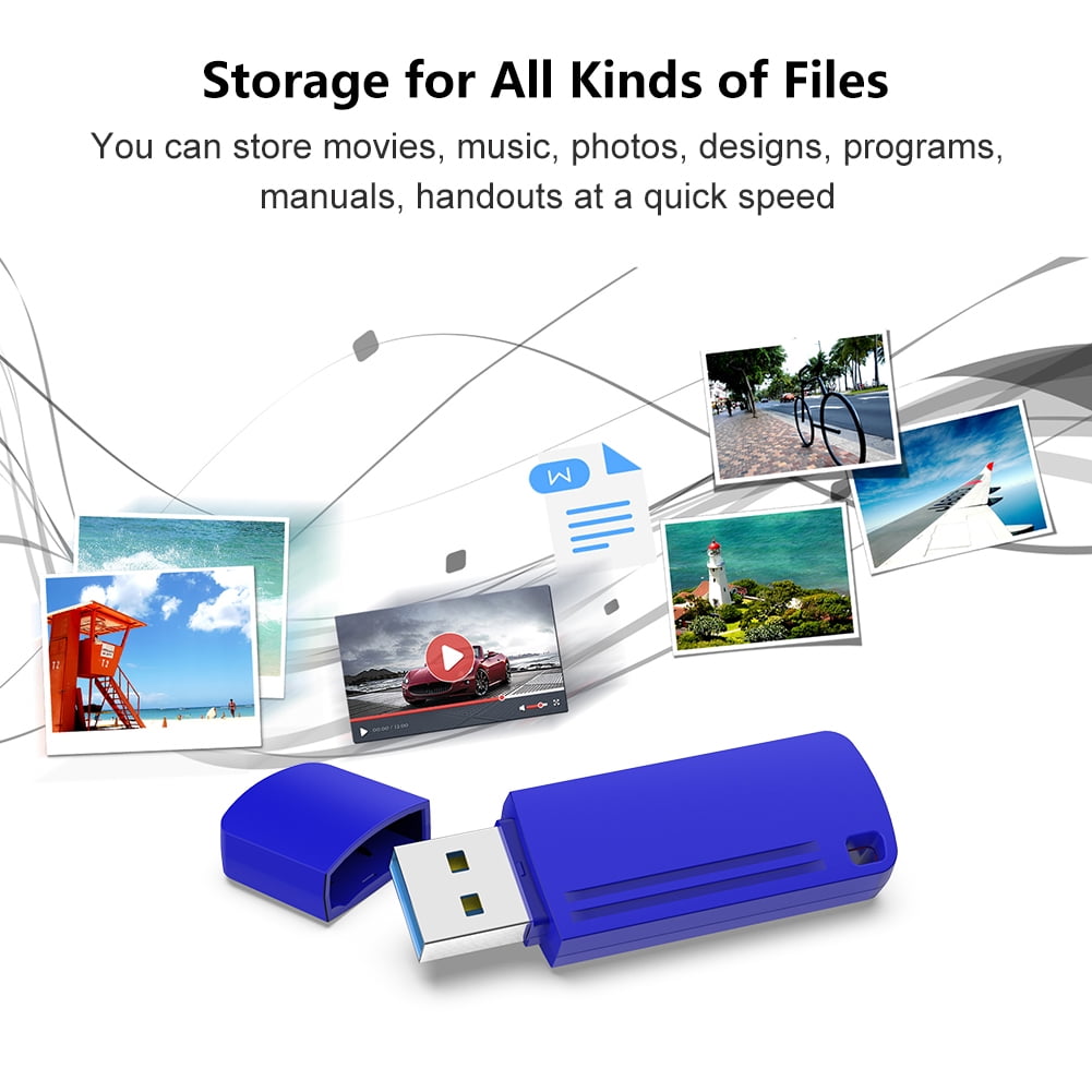 2 Pack 64 GB USB 3.0 Flash Drive Aiibe Thumb Drive Photo storage Memory Stick Pendrive for Laptop Computer