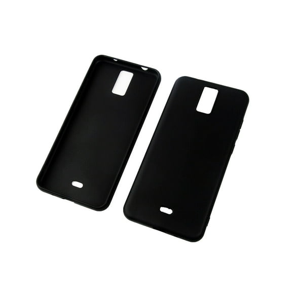 For BLU View 3 B140DL TPU 1-Piece Flexible Skin Cover Phone Case - Black