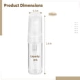 thumbnail image 5 of 100 Pcs 3ml Glass Spray Bottles, Clear Portable Refillable Atomizer Containers, Mini Essential Oil Perfume Spritzer for Travel Fragrance Samples, 5 of 6