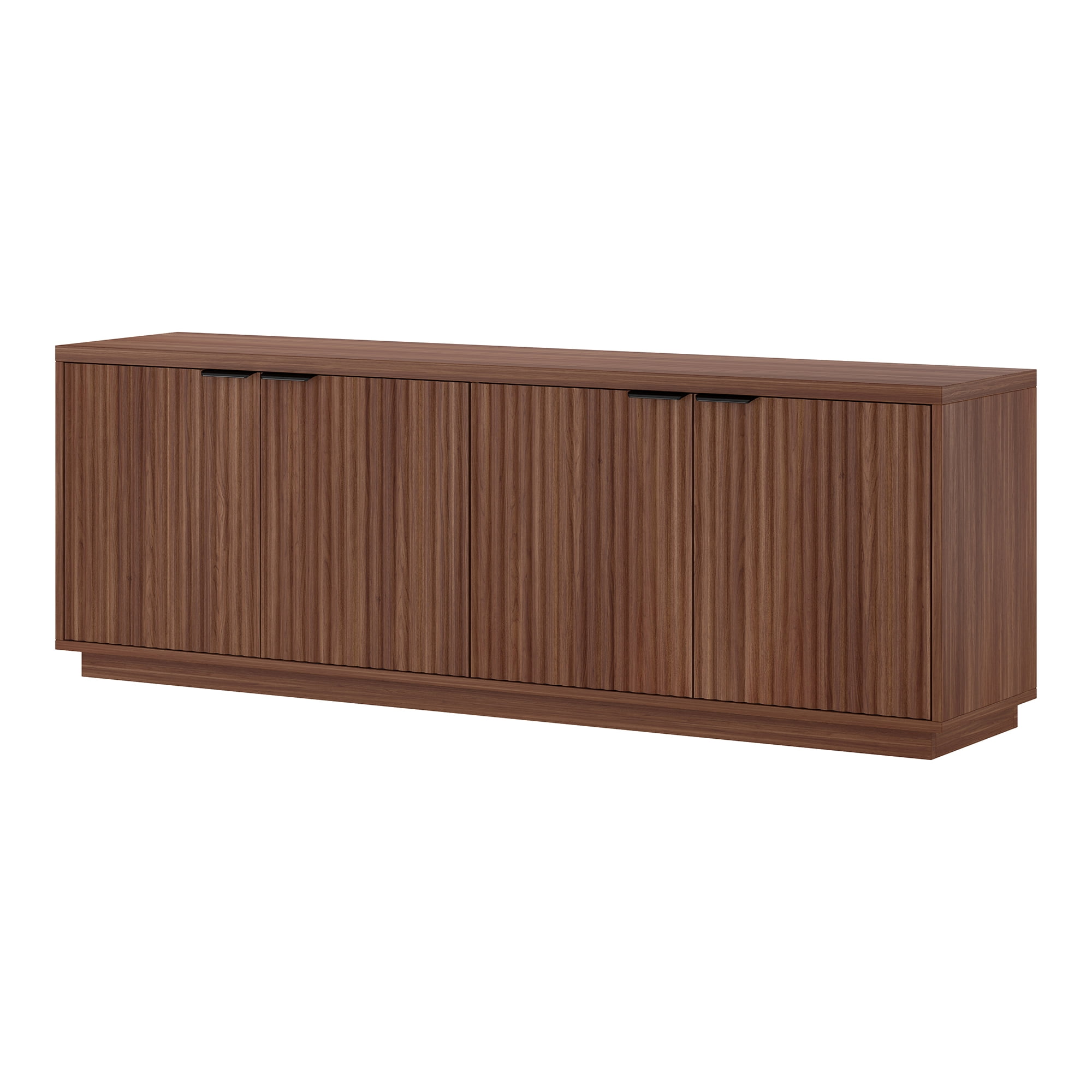 Mansfield Rectangular TV Stand for TV's up to 78" in Satin Walnut