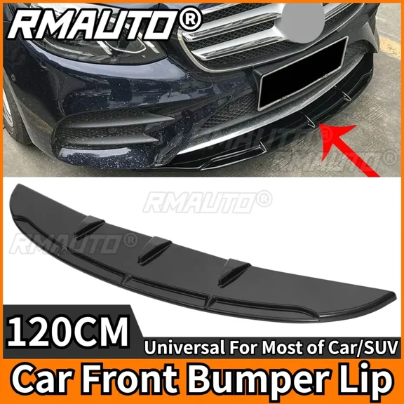 120CM Universal Front Bumper Lip Splitter Diffuser Exterior Part For Benz For BMW For VW For Honda For KIA For Toyota Body Kit