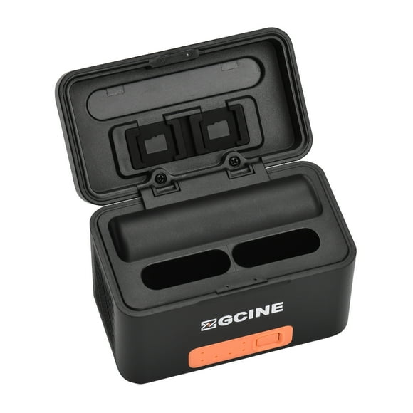 ZGCINE PS-BX1 Portable Camera Battery Fast Charging Case 5200mAh Wireless Dual Battery with Type-C Port Replacement for Sony NP-BX1 Battery
