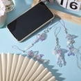 thumbnail image 5 of 4 Pcs 4 Style Purple Phone Charm Jellyfish Pendant Phone Straps Lanyard Cellphone Chain Accessories for Camera Keyring Wallet, 5 of 7