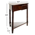 thumbnail image 5 of Safavieh Gabe Wood Corner Table in Dark Cherry, 5 of 5