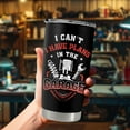 thumbnail image 6 of I Can’t I Have Plans In The Garage Tumbler for Mechanic 20oz Stainless Steel Insulated Coffee Cup Travel Mug Gifts for Dad Husband Boyfriend Father's Day Birthday Christmas, 6 of 6